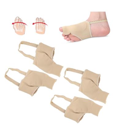 Ymiko Hallux Valgus Corrector 2 Pairs - Large Toe Separator Sleeve for Foot Care - Buy Online on GoSupps.com