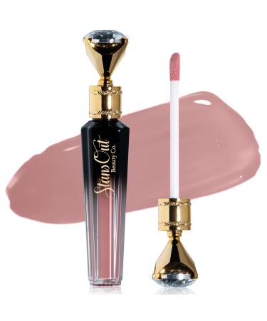 StansOut Beauty Hydrating Lip Gloss | Cute Nude Moisturizing Butter-Smooth Glossy Colors | Diamond Lustre Fancy Light