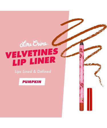 Lime Crime Velvetines Lip Liner Pumpkin - Long-Lasting Matte Lining Pencil (Brick Red) - Vegan & Cruelty-Free - Buy Online on GoSupps.com