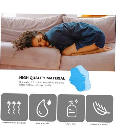 Solustrie 6-Ply Women's Reusable Menstrual Pads - Polarfleece Cloth & Eco-Friendly Washable Bindings | Comfortable & Sustainable Ladies' Accessories - Buy Online on GoSupps.com