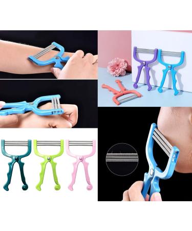 2-Piece Facial Hair Remover Handheld Spring Beauty Epilator Tool - Random Color - Buy Online on GoSupps.com