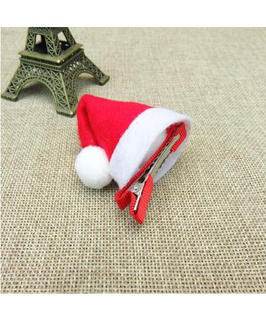 Lurrose Christmas Hat & Hair Clip - Festive Barrette Ornaments for Women | Perfect Christmas Party Accessories - Buy Online on GoSupps.com
