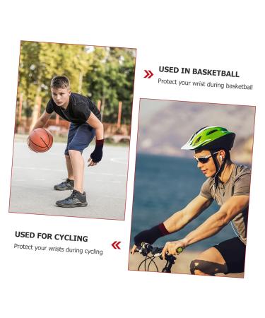 FRCOLOR Half Gloves for Carpal Tunnel Relief - Thermal Compression Thumb & Palm Protector Sleeves - Black Size S - Ideal for Pain Relief & Comfort - Buy Online on GoSupps.com