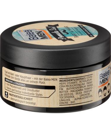 Balea MEN Pomade 2in1 for Beard & Hair - 100 ml | Premium German Hair Product - International Shipping Available - Buy Online on GoSupps.com