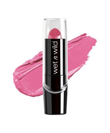wet n wild Silk Finish Lipstick| Hydrating Lip Color| Rich Buildable Color| Pink Ice