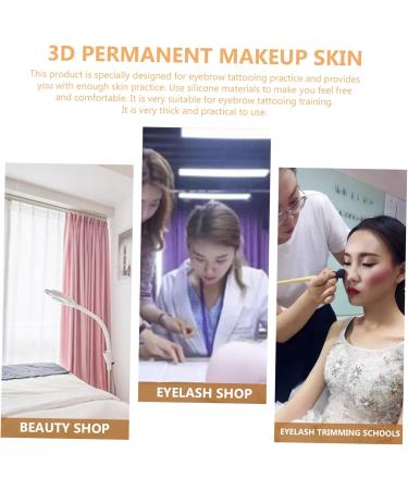Didiseaon 3pcs Silicone Practice Skin Cosmetic 3d Three-dimensional - Buy Online on GoSupps.com
