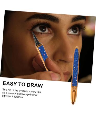 SKISUNO 2pcs Self Adhesive Mascara Cosmetic Accessories Tool for Makeup Lash Tool Eye Liner Pen Blue Plastic - Buy Online on GoSupps.com