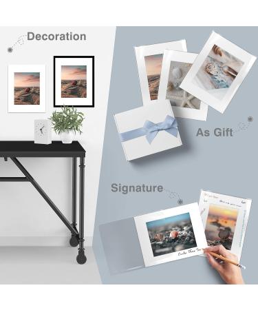 Golden State Art 11x14 White Picture Mats - Pack of 25, Acid-Free, Bevel Cut for 8x10 Photo, with Backing and Bags (25 Pack) - Buy Online on GoSupps.com