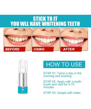 60ml Snow Whitening Toothpaste - Deep Cleansing Foam for Teeth Whitening & Stain Removal | 3D White Brilliance - Buy Online on GoSupps.com