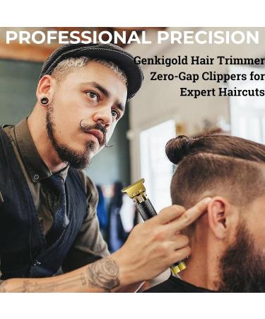 Genkigold Hair Trimmer for Men: Professional Zero-Gap Men's Hair Clippers for Precision Haircuts Grooming Kit with Portable Cordless Design Rechargeable Lasting 180 Minutes Travel Essential Obsidian - Buy Online on GoSupps.com