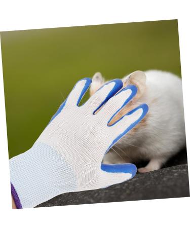 OSALADI 2pairs Anti Bite Gloves Grooming Glove Protective Gloves Dog Bite Gloves Thickening Glove Bird Gloves for Parrots Anti Bite Pet Feeding Accessory Anti-bite Gloves Training Gloves 15x6cm Blue - Buy Online on GoSupps.com