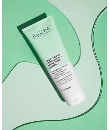 Acure Supergreens Shampoo with Adaptogens - 8 fl oz | Natural Juice Cleanse - Buy Online on GoSupps.com