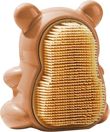 Eventerde Kids Nail Brush Nail Brush for Cleaning Fingernails - Adorable Bear Scrubber with Soft Stiff Bristles - Easy Grip Nail Brush with Gentle Bristles for Cleaning brown - Buy Online on GoSupps.com