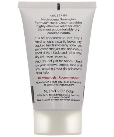Neutrogena Norwegian Formula Hand Cream with Glycerin 2 oz (Pack of 2) - Buy Online on GoSupps.com