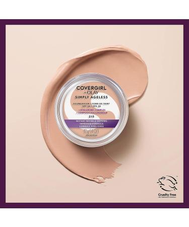 CoverGirl & Olay Simply Ageless Foundation Warm Beige 245 - 0.4 oz (Pack of 1) - Buy Online on GoSupps.com