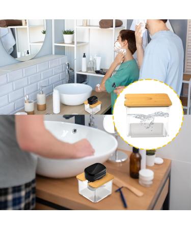 Doohoeek Bamboo Shaver Rinse Stand - Compatible with Skull Shaver Pitbull Gold PRO & Silver PRO - Keep Blades Dry & Clean - Eco-Friendly Bamboo - Buy Online on GoSupps.com