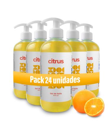 Hostelpak 24 bottles of shower gel with 500 ml each - Citrus Collection
