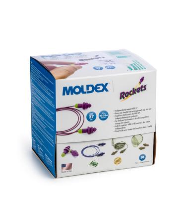 Moldex Rockets Corded Reusable Earplugs with Pocket-Pak 6405 | NRR 27dB | International Shipping Available - Buy Online on GoSupps.com