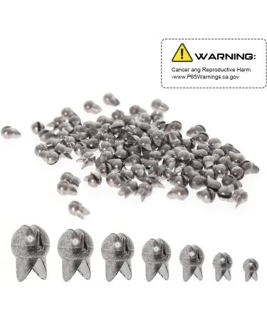 Croch 100pcs Fishing Removable Split Shot Sinker Set - Bass Fishing Weights Clip-On for Freshwater - #Bb(100 Pcs) - Buy Online on GoSupps.com