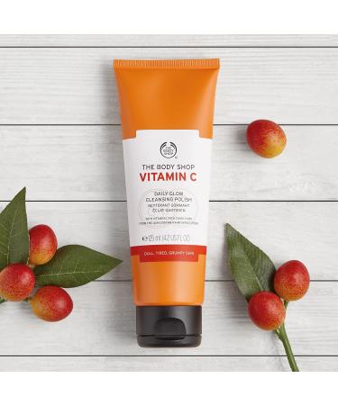 The Body Shop Vitamin C Daily Glow Cleansing Polish 4.2oz - Radiant Skin Booster - Buy Online on GoSupps.com