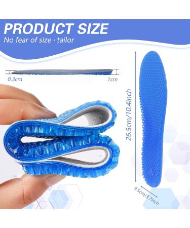Flexible Arch Support Gel Insoles for Women and Men - Honeycomb Design for Pain Relief (Size 4-8) - Buy Online on GoSupps.com