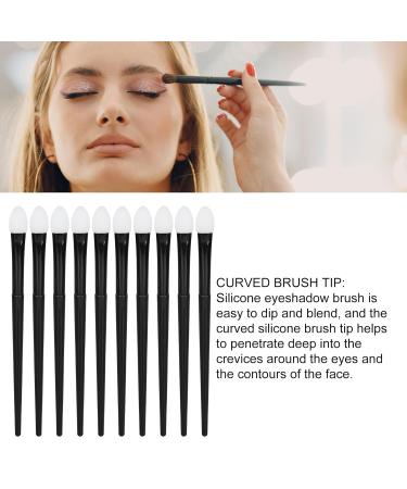 ZJchao 10pcs Silicone Eyeshadow Brush Set - Soft Reusable Glitter Applicators for Long-Lasting Liquid Eye Shadows | International Shipping - Buy Online on GoSupps.com