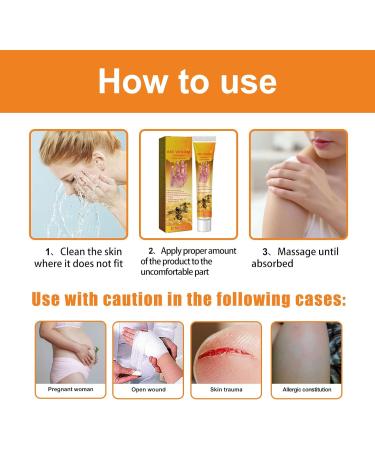 Hhkuize Bee Venom Psoriasis Treatment Cream - Natural Eczema Moisturizing Cream (6PCS) - Buy Online on GoSupps.com