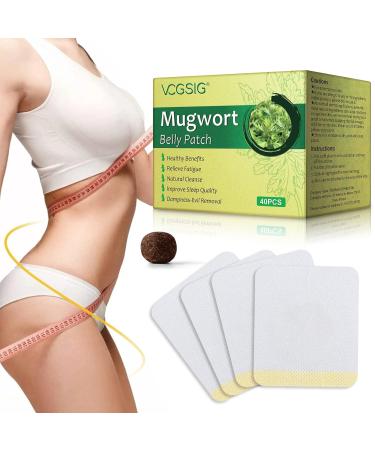 Mugwort Navel Stickers - 40 Natural Herbal Belly Stickers for Detox & Stress Relief | Unisex Body Line Enhancer - Buy Online on GoSupps.com