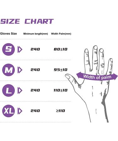 Nitrile Gloves 100Pcs 1000 Pcs Disposable Blue  Small/Medium/Large/XLarge  No Latex No Powder Medium (Pack of 100) Blue-100 Pcs - Buy Online on GoSupps.com