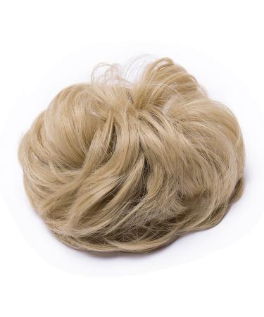 SEGO Hair Tie Bun Hair Extensions - Medium Blonde Wavy - International Shipping Available - Buy Online on GoSupps.com