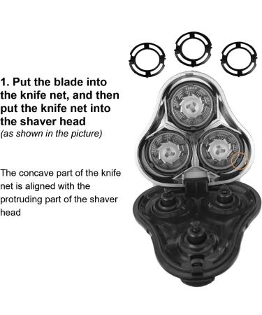 Replacement Head Shavers Easy Install Replacement Shaving Head Widely Use Dry Wet Use for Most Electric Shavers - Buy Online on GoSupps.com