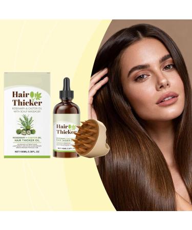 Oil for Dry Hair | Moisturizing with Scalp Massage | 100ml Nourishing and Repairing Oil Set - For Curly Frizzy Long Fine Straight Hair with Split Ends Men and Women - Buy Online on GoSupps.com