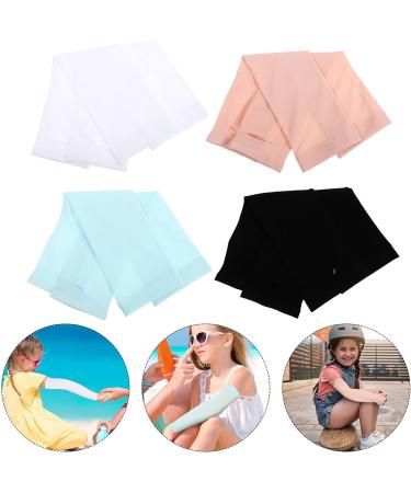 DOITOOL Sport Arm Sleeves for Kids - 4 Pairs Sun Protection & Cooling Ice Arm Covers | Ideal for Outdoor Activities - Buy Online on GoSupps.com
