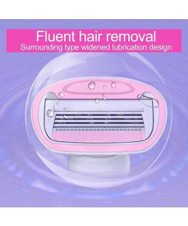 Manual Women's Razor - Washable Full-Body Shaver & Compact Travel Epilator in Pink | Perfect for Armpits Legs & Arms - Buy Online on GoSupps.com