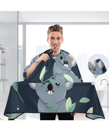 Kigai Cute Koalas Barber Cape - Professional Waterproof Hair Cutting Cape with Adjustable Snap Closure for Men & Women - Buy Online on GoSupps.com