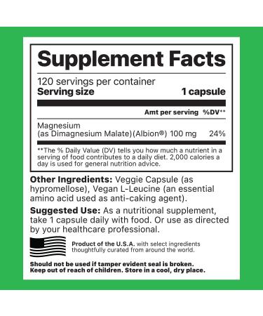 Jigsaw Health MagPure Malate - 120 Capsules for Optimal Magnesium Support - Buy Online on GoSupps.com