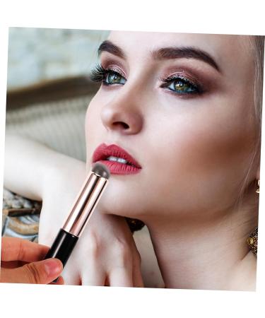 Buy Angoily 3 Pcs Round Head Lip Makeup Brushes - Silicone Applicator with Imitation Wood Handle for Lip Scrub & Lipstick - Portable Makeup Tools for Flawless Lips - Buy Online on GoSupps.com