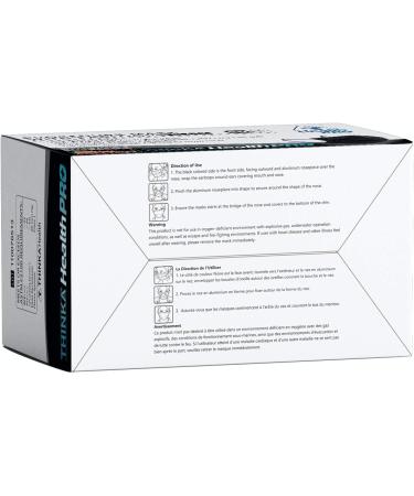 THINKA FACE MASK WITH EARLOOPS (50pcs) - BLACK -Medical Mask - Surgical Mask -ASTM Level 1 Mask - Buy Online on GoSupps.com