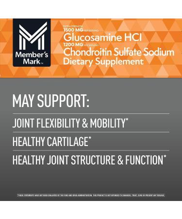 Members Mark Triple Strength Glucosamine Chondroitin (340 Count) (2 Pack) - Buy Online on GoSupps.com