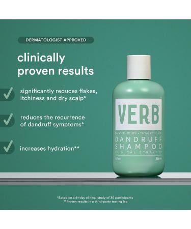 VERB Dandruff Shampoo - Magnolia & Eucalyptus 8 Fl Oz | Best Anti-Dandruff Solution for Healthy Scalp | International Shipping Available - Buy Online on GoSupps.com