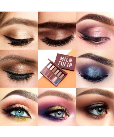 LUXAZA Neutral Nudes Eyeshadow Palette - Brown Metallic Warm Bronze Copper Shimmer Satin Shades - Buy Online on GoSupps.com