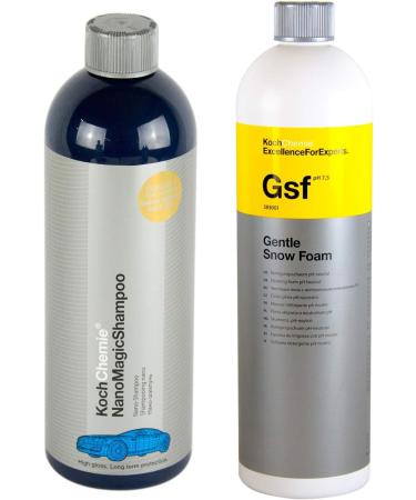  Koch Koch Chemie Shampoing Nano Magic 750 ml et shampooing mousse Gsf Gentle Snow Foam 1 l. - Buy Online on GoSupps.com
