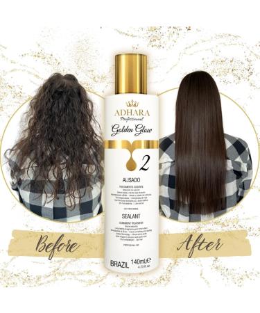 Gold Brazilian Keratin Straightening Kit | Ultra Hydrating Mask for Smooth Shiny Hair - International Shipping Available - Buy Online on GoSupps.com
