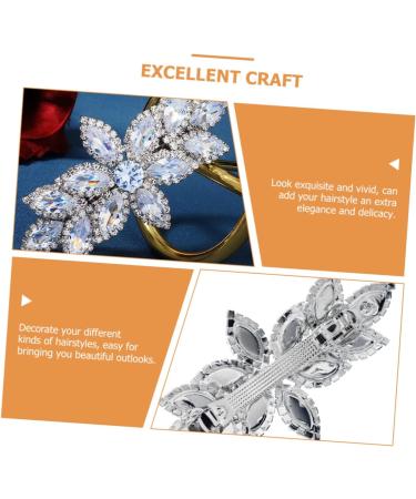 Mikinona Rhinestone Hair Clip Hair Accessories for Women Rhinestones Hair Barrette Diamonds Hair Accessories Rhinestones Hair Accessories Hair Tools for Styling Rhinestones Hairpin - Buy Online on GoSupps.com