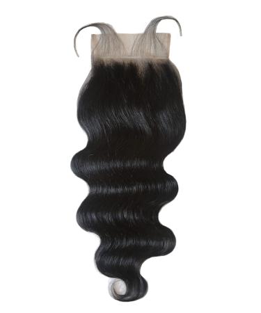 Joe Green 6x6” HD Transparent Closure with 100% Virgin Remy Human Hair Pre-Plucked Baby Hair Natural Color (10 Inch, Body Natural) 10 Inch (Pack of 1) 6x6 Body Natural