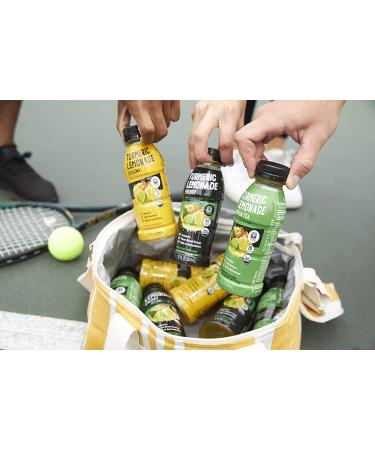 Organic Golden Tiger Turmeric Lemonade | Inflammation Relief & Immunity Support | Bio-Active Curcumin + Ginger | 12 Bottles - Plant Based Power - Buy Online on GoSupps.com