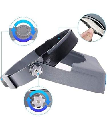 1.5 X 2.0 X 2.5 X 3.5X Headband Magnifier - Binocular Loupes - Head Mount Magnifier - Head-Mounted Reading Magnifier Loupe Head Wearing with Striking44 - Buy Online on GoSupps.com