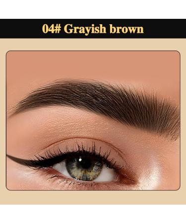 MOTIBACK Microblading Eyebrow Pen WaterResistant Eyebrow Pencil 2in1 DualEnd Eyebrow Brush Mascara for LongLasting Defined Eyebrows GrayBrown - Buy Online on GoSupps.com