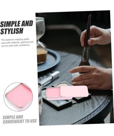 FOMIYES Cream Brow Position Mapping Tool Women Practice Paste Makeup Eyebrow 1 count (Pack of 1) Pink - Buy Online on GoSupps.com