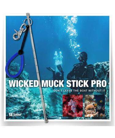 WICKED Muck Stick Pro Pointer Stick | Precision Forged Stainless Steel Shaft | Threaded Camera Mount | 360 Degree Swivel Snap Bolt - Buy Online on GoSupps.com